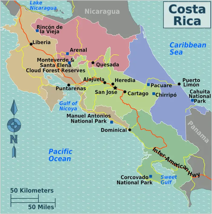 Costa Rica backpacking budget
