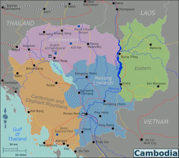 backpacking budget Cambodia
