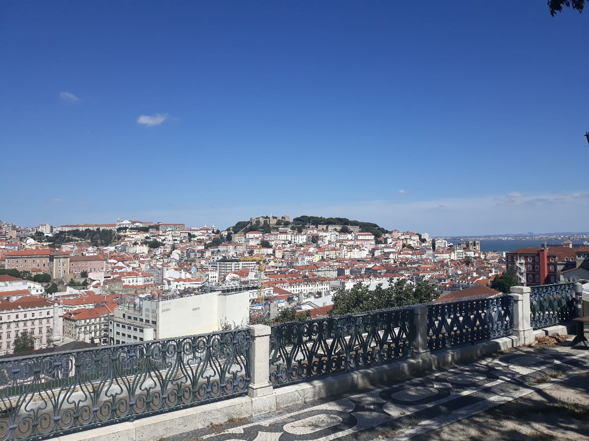 Lisbon aerial view