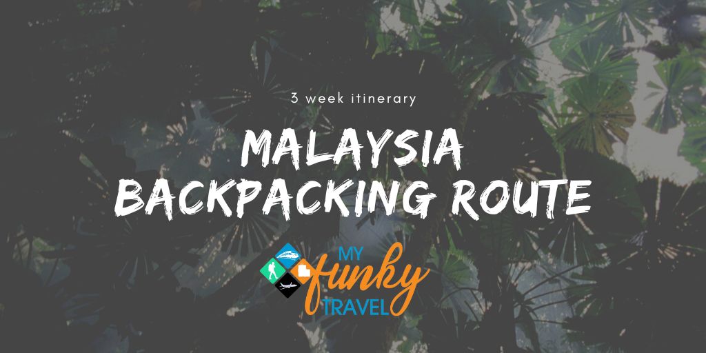 Malaysia backpacking route