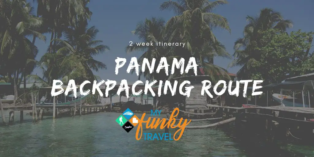Panama backpacking route