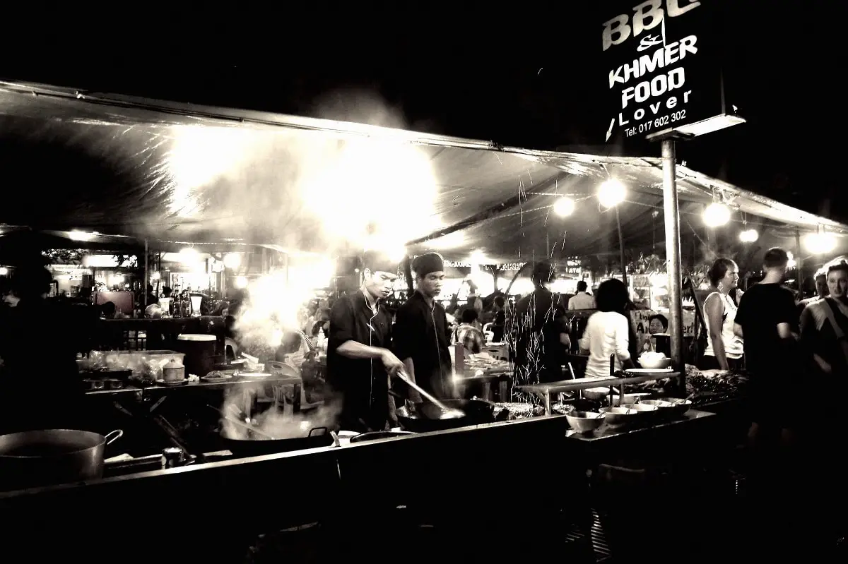 street food in Siem Reap