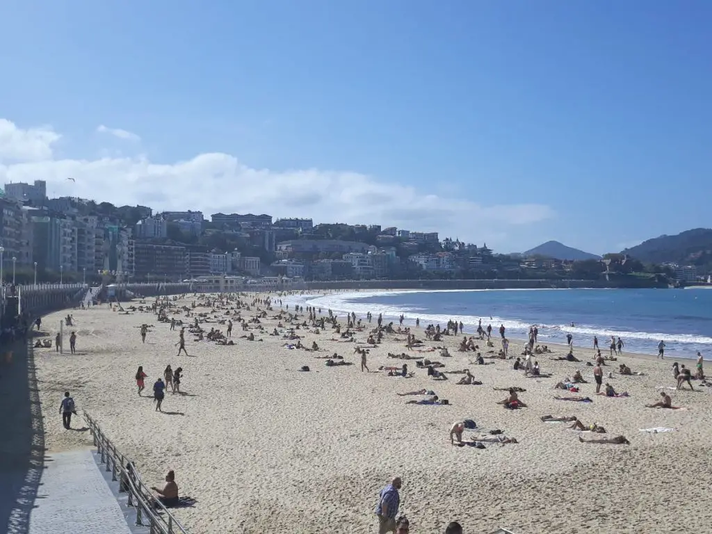 San Sebastian beach