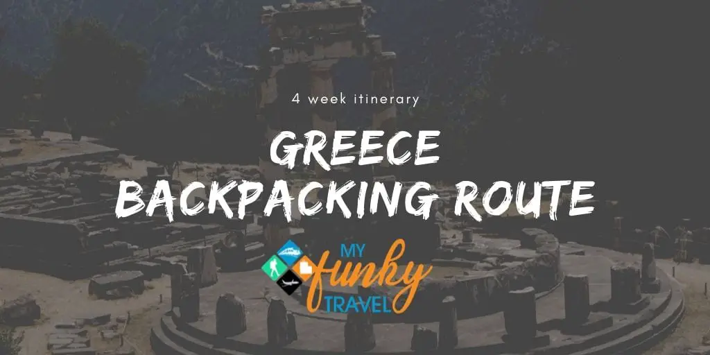 Greece Backpacking Route
