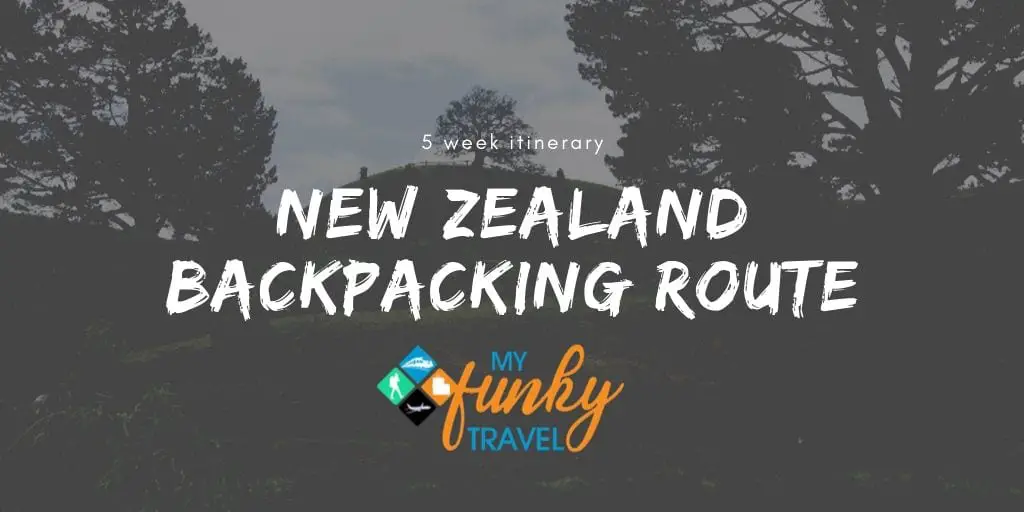 New Zealand Backpacking Route