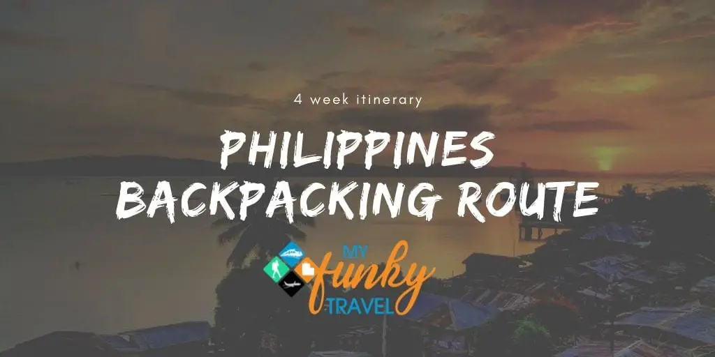 Philippines Backpacking Route