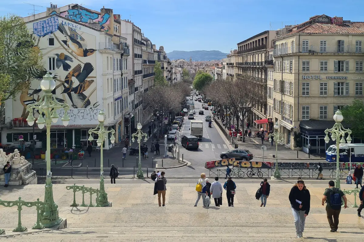 Marseille street, France