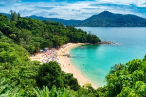 Thai beach for backpackers